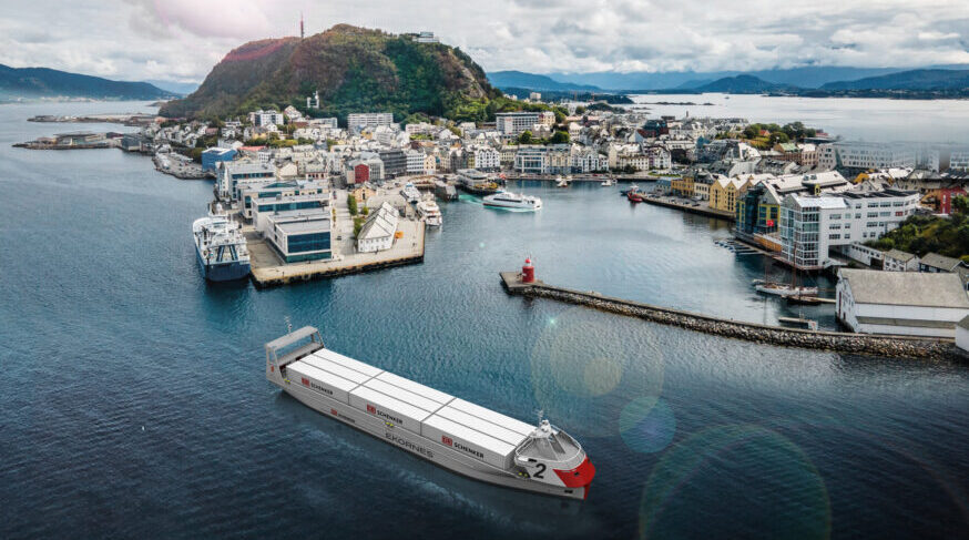 Autonome Elektro-Barge für Schenker.